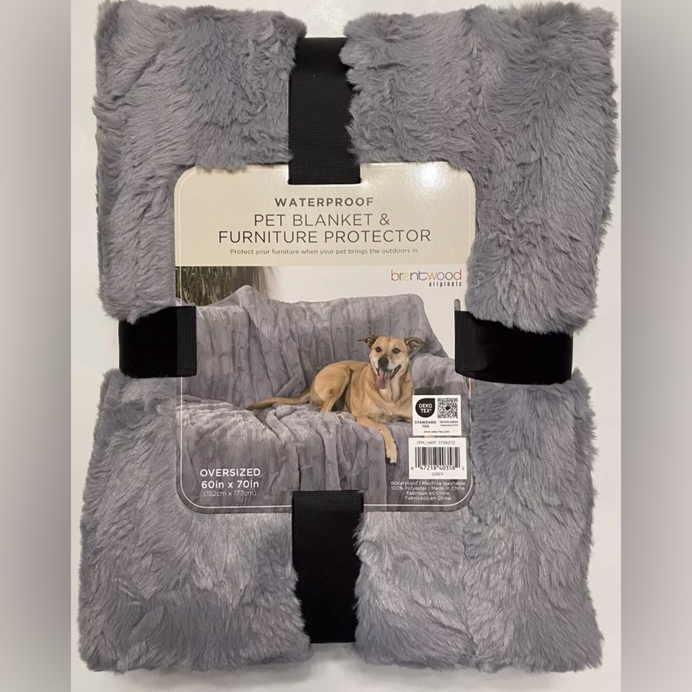 Brentwood Originals Oversized Waterproof Pet Blanket and Furniture